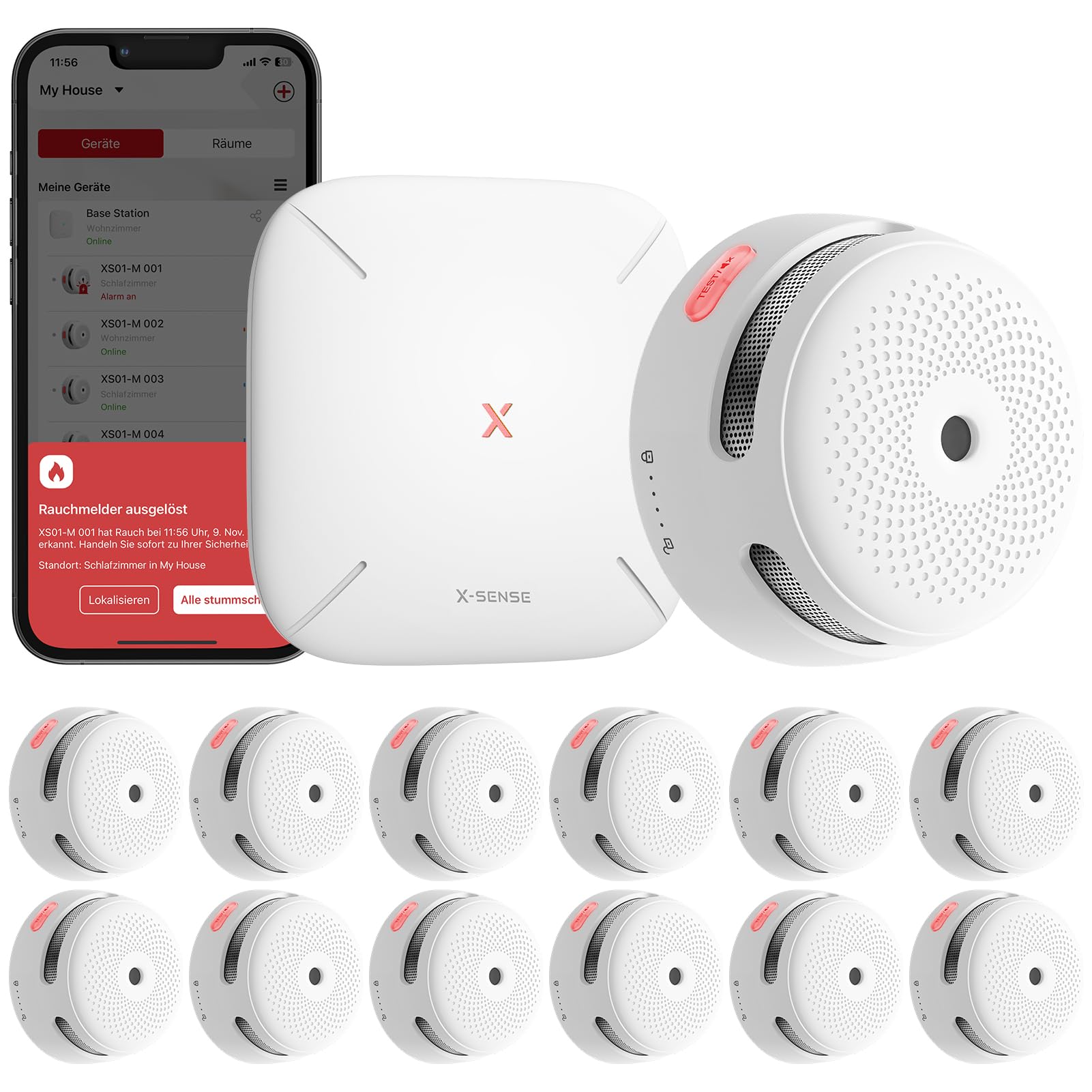 x-sense smoke alarm for home